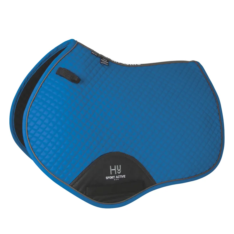 Hy Sport Active Close Contact Saddle Pad - Jewel Blue
